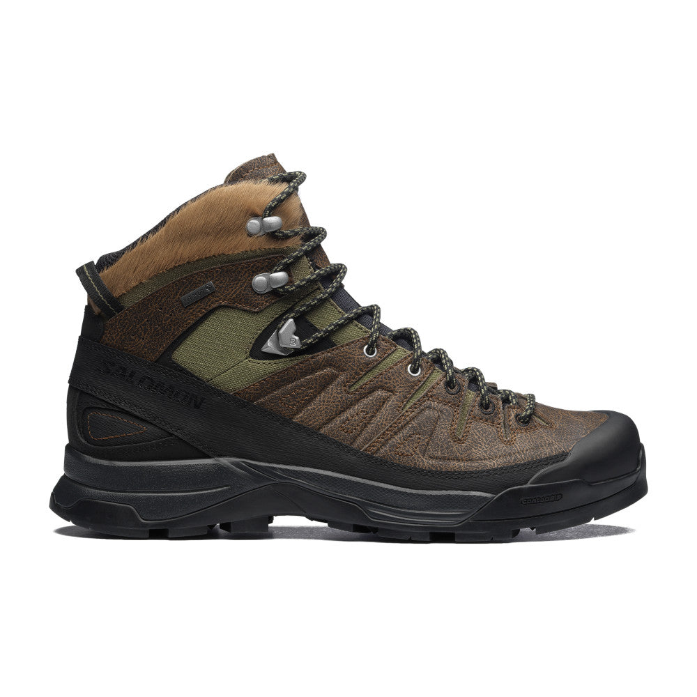 Salomon X-ALP MID DISTRESSED LEATHER GORE-TEX