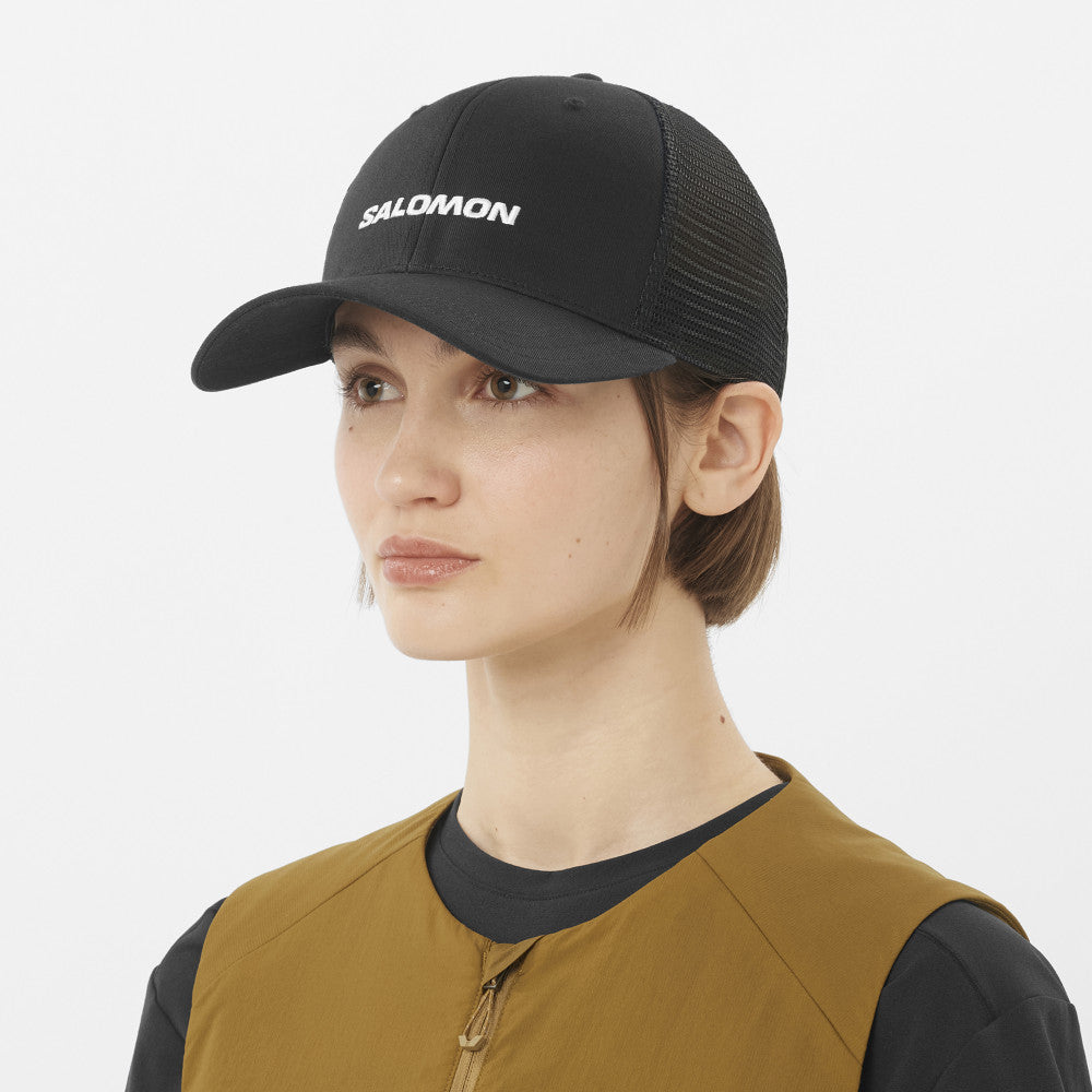 Salomon LOGO TRUCKER CAP 棒球帽