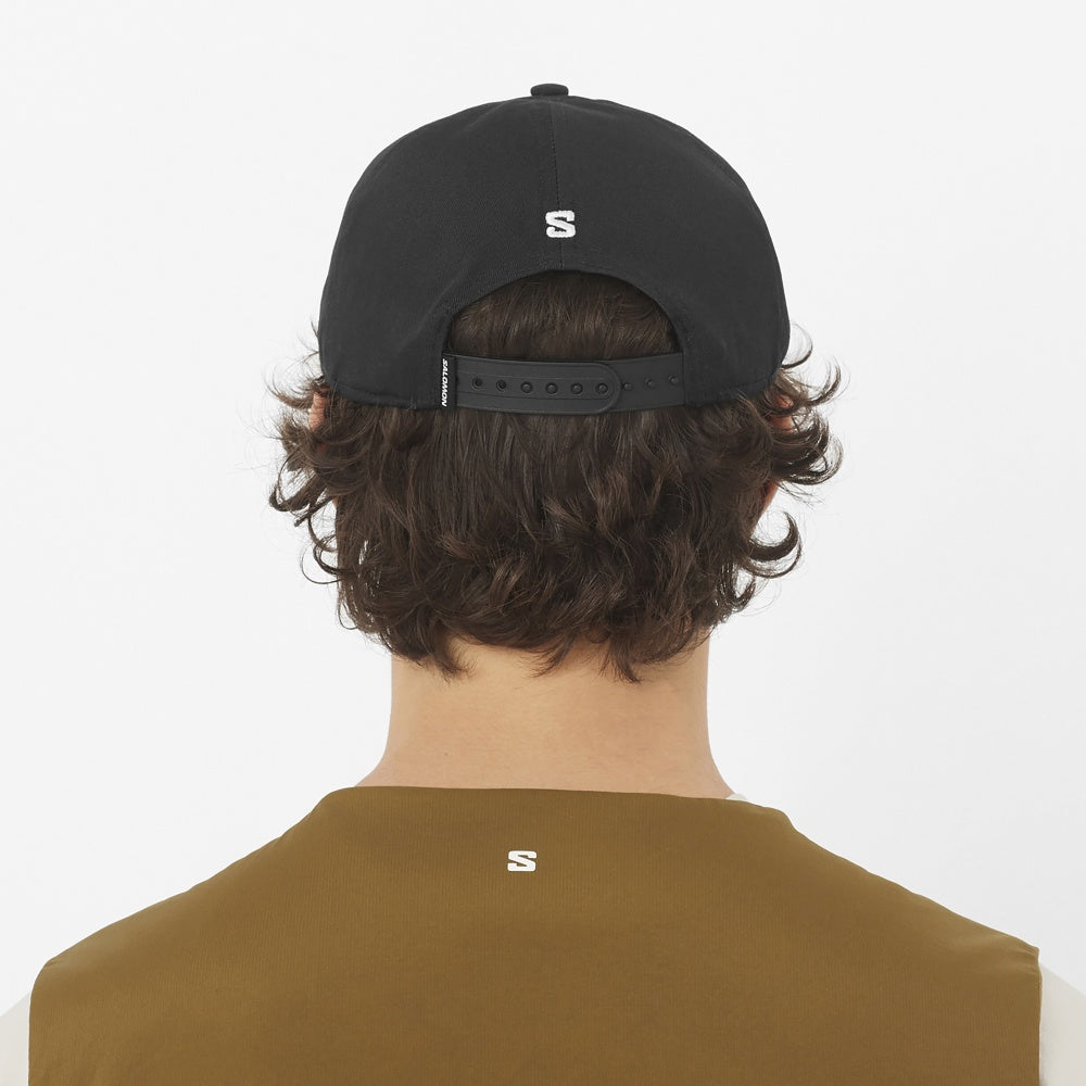 salomon-LOGO FLAT CAP-棒球帽