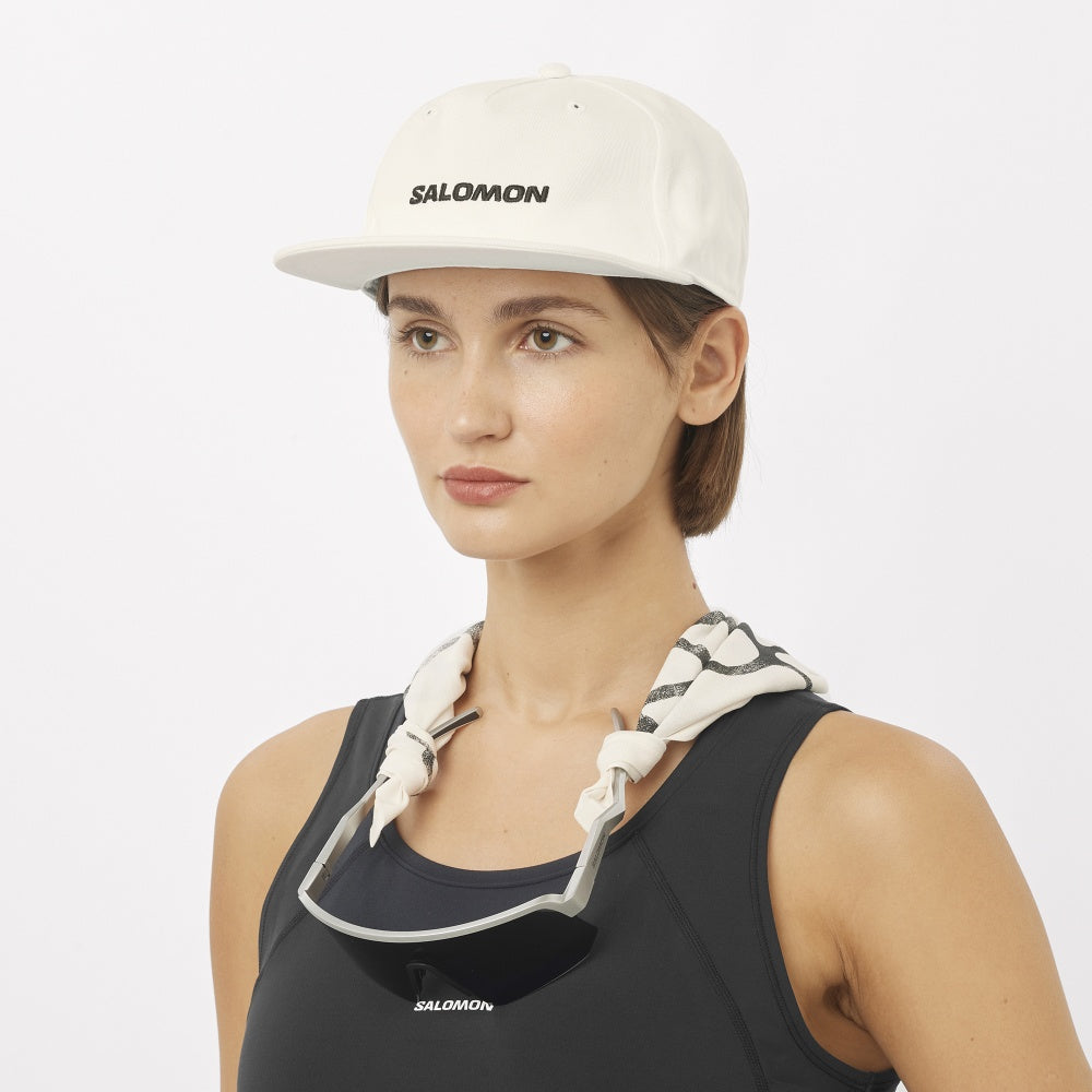 salomon-LOGO FLAT CAP-棒球帽